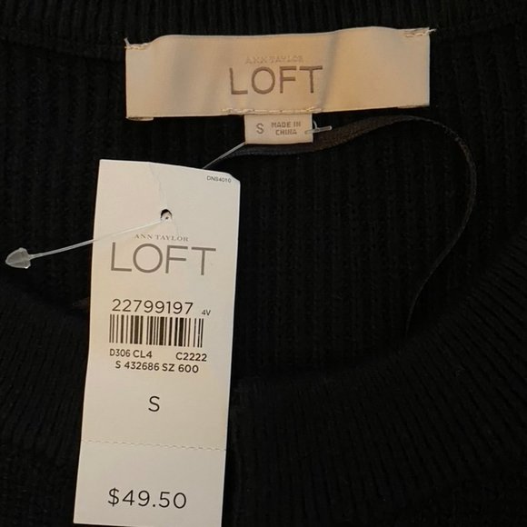 NWT: LOFT cardigan sweater - Black ($25) - Picture 10 of 10